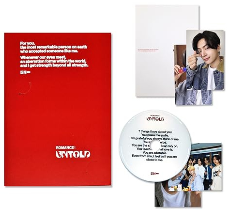 ROMANCE : UNTOLD [ENGENE Ver. / Random] + 2 Pin Badges + 4 Extra Photocards