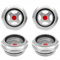 EXTRWORY 4 piezas compresor de aire aceite mirilla 1 pulgada NPT aceite nivel de líquido calibre masculino compresor de aire vidrio de inspección de aceite para compresores de aire