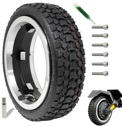 M365Lyon – Jante Arrière Compatible avec Trottinette électrique Dualtron mini et Dualtron Togo, pop (Rim+Off-Road Tire)
