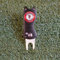 Man Utd Ball Marker with Golf Divot Repair Tool - Gift Combo. Pitch Mark Tool has Pop-up Button & Foldable Tines to Protect Pockets. Lightweight, Portable. (black)