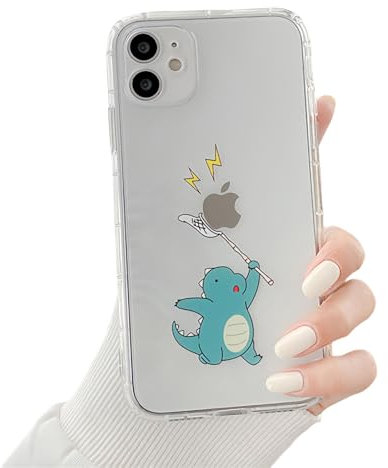 Bakicey für iPhone 6s Hülle für iPhone 6s Transparent Dinosaurier Muster Weiche Silikon Handyhülle Fallschutz TPU Schutzhülle Case Cover für iPhone 6s,Dinosaurier Grün