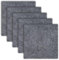Kzouenzu Fieltro Adhesivo 5 Piezas, Almohadillas De Fieltro Autoadhesivas, Corta Cualquier Forma, para Muebles De Protección, Mesas, Pisos De Madera, Reducir El Ruido - 20 X 20 Cm