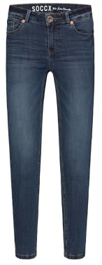 SOCCX Damen Jeans MI:RA Slim Fit