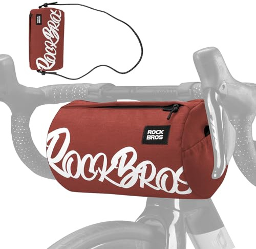 ROCKBROS Kleine Lenkertasche Fahrrad 2L/3,6L mit Schultergurt | Kompakte Fahrradtasche für den Lenker, ideal für Rennrad, MTB, Gravelbike, E-Bike und Alltag