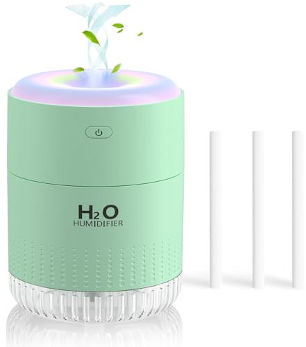 SZO Mini Indoor Humidifier with LED Light, Green