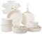 JEETEE Set Pentole Induzione 19 Pezzi, Set Padelle Antiaderenti con Manico Removibile, Batteria Pentole a Induzione Impilabile, Per Tutti i Piani Cottura, Adatto al Forno, Beige