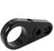 1 Inch 25mm Motorcycle Frame Handlebar Clutch Brake Line Clamp Fixed Clips Compatible with Sportster XL Cafe Racer Compatible(Black)