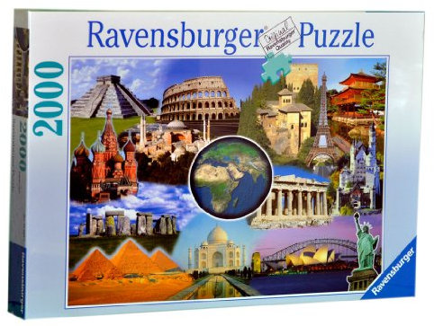 Ravensburger 16664 - Neue Weltwunder - 2000 Teile Puzzle