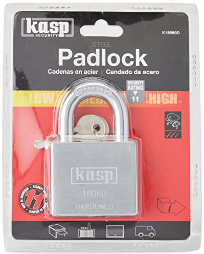 Kasp 180 Steel Padlock 60mm