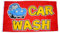 Flagge/Fahne Car Wash 90 x 150 cm