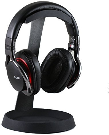 Navitech Steel On Ear & Over Ear Headphones Stand Holder Compatible With The Sennheiser Momentum Over Ear / Sennheiser Momentum 1.0 Closed Circumaural Over-Ear Headphone / Sennheiser Momentum 2.0 / Sennheiser Urbanite XL