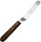 May - Spatule d'angle - Spatule - Couteau en acier inoxydable - Manche en bois - Longueur totale : 24 cm