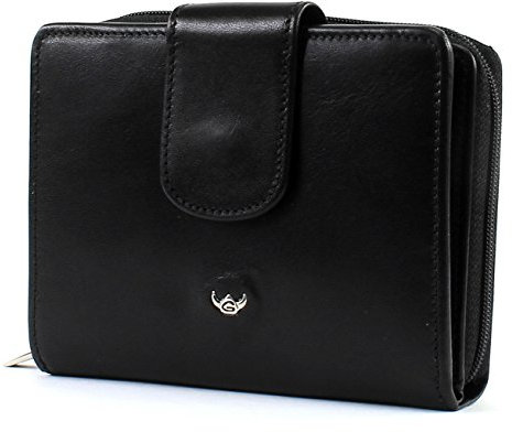 Golden Head Colorado RFID Protect Zipper Purse Black