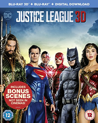 Justice League [Blu-ray 3D + Blu-ray Digital Download] [2017]