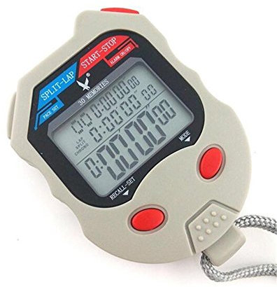 Cuzit Stoppuhr für Herren PC530 Digital Professional Stoppuhr Chronograph Digital Sport Zähler Timer Professional Leichtathletik Stoppuhr