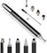 Penyeah Stylet capacitif Universel 4 en 1 pour écrans tactiles, Haute précision et sensibilité, styliste pour tablettes, iPhone, iPad, Ordinateurs Portables avec 4 Embouts de Rechange – Noir
