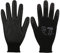 Arbeitshandschuhe - 12 Paar Rutschfeste Montagehandschuhe Nahtlos, Reparaturen, Automobilindustrie, Feinarbeiten, Werkstatt Weiß, Schwarz, Grau, Gr. 11 (12 Paar) schwarz