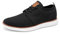 Bruno Marc Zapatos de Cordones Transpirables Zapatillas de Vestir Oxfords Clásico Formales Derby para Hombre Verano Casuales,Size 43.5,Negro,GRAND-01