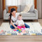 Baby Vivo Premium Wende-Spielteppich Kaktus | Kinderspielteppich Spielmatte Spieleteppich Krabbelmatte Babyteppich | 1 cm dicker XPE Kinderteppich XXL 200 x 180 cm