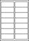 SmithPackaging A4 Self Adhesive Address Labels, 14 Label Per Sheet, 100 Sheets, 99.1 x 38.1mm 1400 Labels