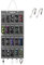 SIMBOOM Wandmontierte Sonnenbrille Organizer, 20 Slots Abnehmbare Filz Sonnenbrillen Hänge Organizer Staubdichter Brillen-Aufbewahrung Brille Display Organizer, Abnehmbare-Grau