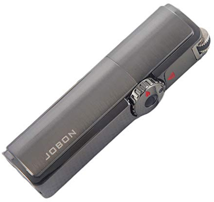 Windproof Torch Lighter Adjustable Triple Powerful Jet Flame Cigar Lighter Refillable Gas Heavy-Duty Metal Lighter Gift for Men (Butane Not Included),black