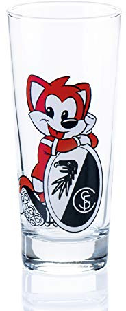 Freiburg Glas Füchsle SC Glas, Kinderglas Bierglas, Mug, jug, jarra, cruche, Glas