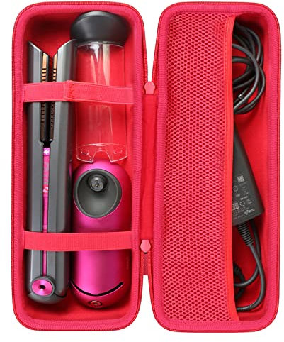 co2CREA Hard EVA Hair Straightener Reise Aufbewahrungstasche Kompatibel für Dyson Corrale Haarglätter HS03 Tragbare Schutztasche Box