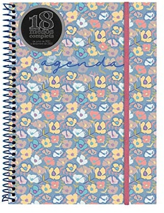 Finocam - Spiral-Kalender 18 Monate 2021 2022 E10-155x212 Wochenansicht Mädchen Katalanisch