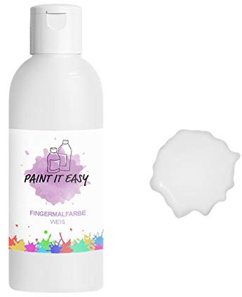 PAINT IT EASY NEU Fingerfarbe Happy Painting, 250 ml, Weiß