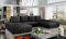 All4All Ecksofa Verso - Schalffunktion - Bettkasten - Elegantes Design - Komfort - U-Form - Couch - Eckcouch - Schlafsofa - Wohnlandschaft - 368x200x88cm -23 - Berlin02+Soft11