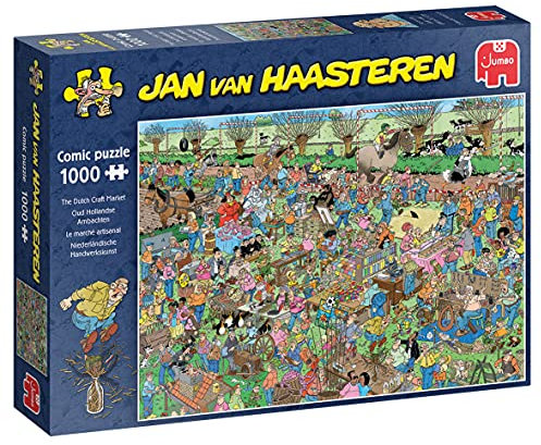 Jan Van Haasteren, Holländischer Markt, Puzzle 1000 Teile Erwachsene