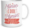 STC MUG CÉRAMIQUE Maman Cool Poule 9.5CM Blanc