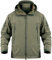 Memoryee Herren Wasserdichte Softshelljacken Fleece Futter Warme Militärische Outdoor Winddicht Übergangsjacke mit Kapuze/Green(new)/L
