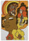 Vintage Art Poster 70er Jahre Ästhetisches Malerei Poster Dekorative Malerei Leinwand Wandkunst Wohnzimmer Poster Schlafzimmer Malerei 20 x 30 cm
