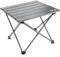 Trail Camping Table Folding Lightweight Aluminium Frame and Roll Up Top With Compact Carry Bag (H31cm x W34cm x L37cm)