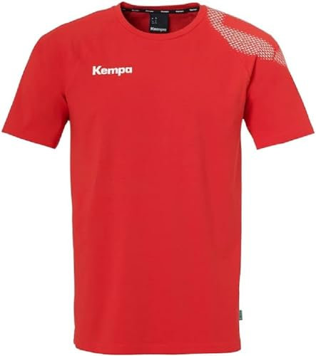 Kempa Herren Core 26 T-Shirt Jungen Handball Sport-Shirt Funktions-Shirt Trikot, Rot, 4XL EU