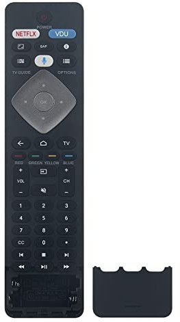 BT800 New Replacement Voice Remote Control fit for Philips Smart Android TV with Netflix VUDU Buttons 75PFL5704F7 65PFL5704F7 50PFL5604F7A 55PFL5604F7A 65PFL5604F7A 75PFL5604/F7A 65PFL5504F7