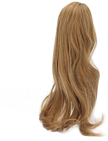 BJD-Puppenhaar-Perücke, Weiche Hochtemperatur-Seide, Lockig, Klar, Natürliche Kopfhautlinie, Leinen, BJD-Haar für Neugestaltung