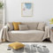 ZCXRYFL Sofa üBerwurfe FüR 1 2 3 4-Sitzer Home Mehrzweck Sofa üBerwurfdecke L Form Wasserdichter Sofabezug Aus Polyester Katzenschutz Decken MöBeldekoration Hussen(180X380cm,Khaki)