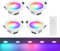 GEYUEYA Home Led Spots 230v 4er Set, Led 230v 5W RGBCW WLAN/Bluetooth Einbaustrahler Kit mit Fernbedienung, Spots Deckenleuchte, Deckenspots für Küche Wohnzimmer Schlafzimmer（Weißes Gehäuse）