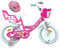 Vélo ATLAS Kinderfahrrad 14 Zoll (35,6 cm) für Mädchen, Stella der Paw Patrol, ausgestattet mit 2 Bremsen, Korb vorne, Puppenträger hinten und Helm inklusive