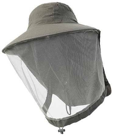 Dickly Bienenzucht Hut Schleier Hut Hut Gesicht Schutz Kappe für Outdoor-Aktivitäten Angeln, Grün