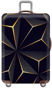 Shengxi Housse Protection Valise Housse de Valise Housse de Bagage de Voyage Protection Valise de Voyage Elastique Housse Valise Protection Style Cyberpunk Bagages Couverture pour 18-32 Pouces (XL)