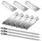 RESTTIME Genesis ii Flavorizer Bars 66795 Hitzeschutz 66685 für Weber Gs4 Grillteile, Ersatz für Weber Genesis II E-310 Teile & S-310 (Edelstahl, für Stangen und Deflektor-S+A491-3)