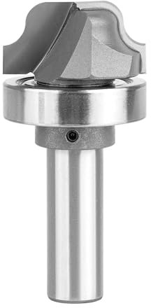 SpeTool Juice Groove Router Bits with Bearing Feature A 3/16 Inch Radius and A 1/2 inch Shank for Crafting Accurate Drainage Grooves and Decorative Edges in Custom Woodworking Projects