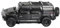 YCNXEB Modellini in Metallo Auto 1 64 per Scala Hummer H2 pressofuso in Lega per Auto SUV Fuoristrada Pick-up Auto Giocattoli da Collezione Ornamento Souvenir Mini Modello Veicolo(Nero)