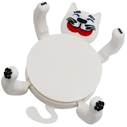 TwhqxjCN Lovely Cats Coasters, 3D Printed Mug Holders For Drink Excellent Coffee Table Decoration Ideal, For Cats Enthusiasts