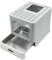 Lettiera Acciaio Inox Chiusa per Gatti: Nascosta Toilette per Gatti con Cassetto per Gatto Peso Inferiore a 5 kg, Staccabile, Antiodore, Facile da Pulire, con Paletta