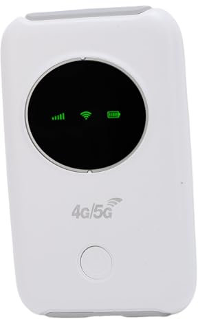 4G 5G Tragbares USB -Modem, 300 Mbit/S Hochgeschwindigkeit, Entsperrte Mobile Hotspot mit SIM -Kartensteckplatz, Unterstützt 10 Verbundene Geräte, Color LED -Bildschirm WiFi